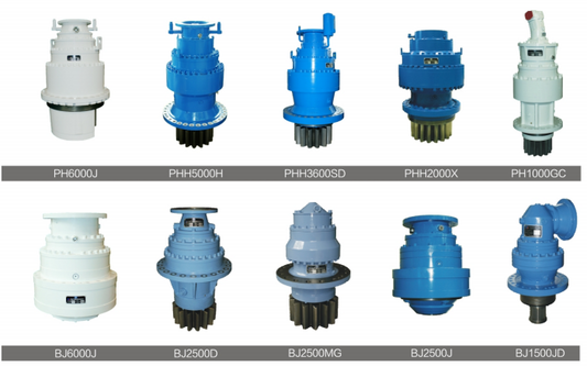 Caja de cambios de paso de guiñada para energía eólica